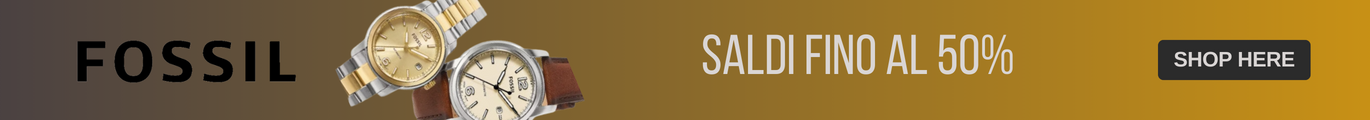 Fossil Banner codice sconto