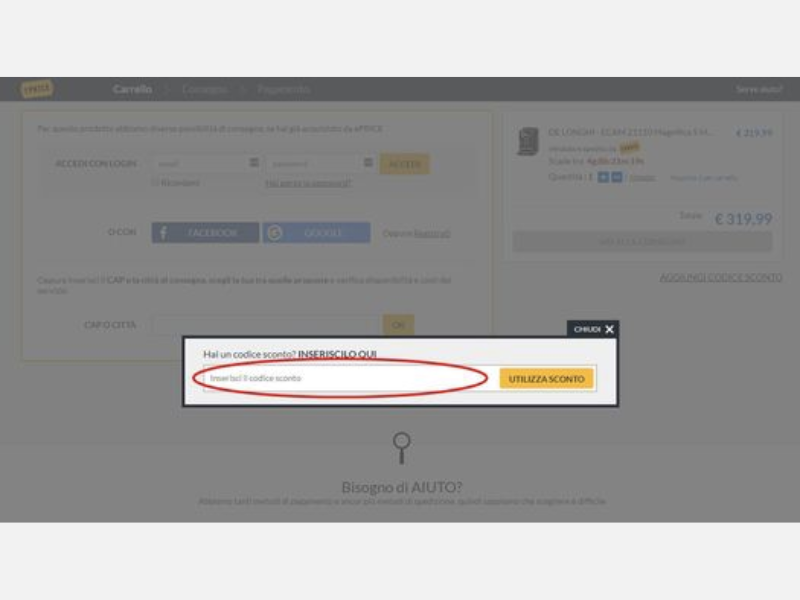 ePRICE codice sconto