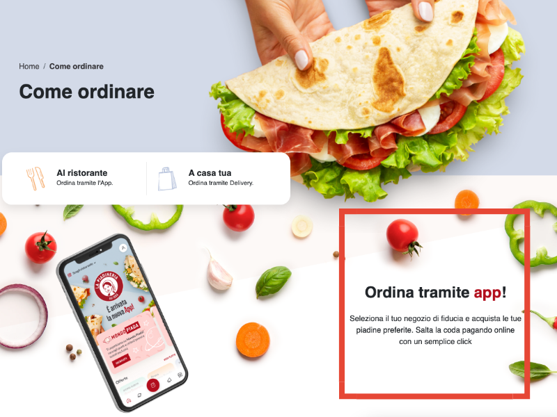 La Piadineria codice sconto